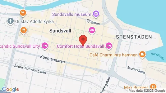 Kontorslokaler att hyra i Sundsvall - Bild från Google Street View