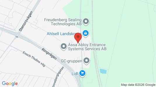 Lagerlokaler att hyra i Landskrona - Bild från Google Street View