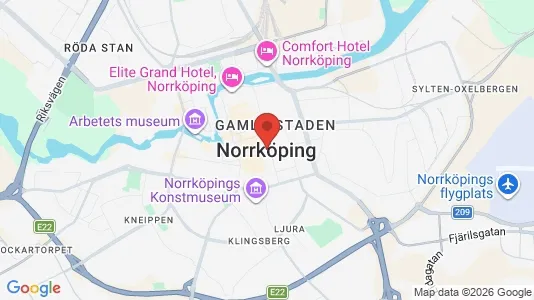 Affärslokaler att hyra i Norrköping - Bild från Google Street View