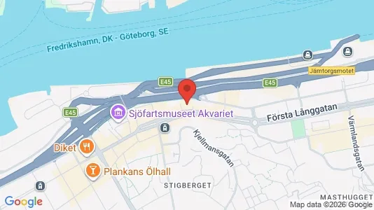 Kontorslokaler att hyra i Majorna-Linné - Bild från Google Street View