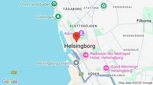 Butikslokaler att hyra i Helsingborg - Bild från Google Street View