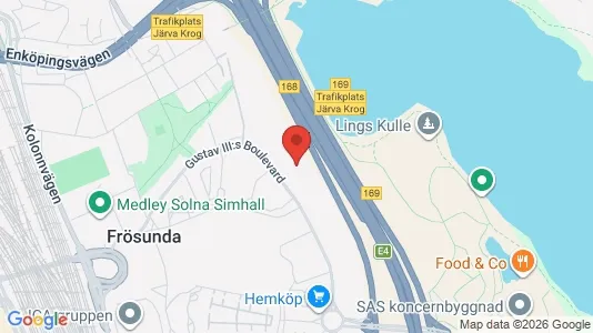Kontorslokaler att hyra i Solna - Bild från Google Street View