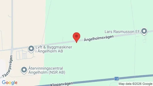 Affärslokaler att hyra i Ängelholm - Bild från Google Street View