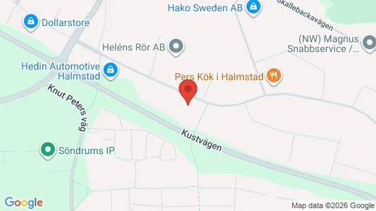 Kontorslokaler till försäljning i Halmstad - Bild från Google Street View