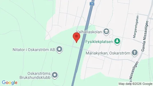 Industrilokaler till försäljning i Halmstad - kort over placeringen