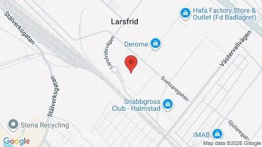 Industrilokaler att hyra i Halmstad - Bild från Google Street View