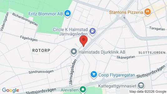 Kontorslokaler att hyra i Halmstad - Bild från Google Street View