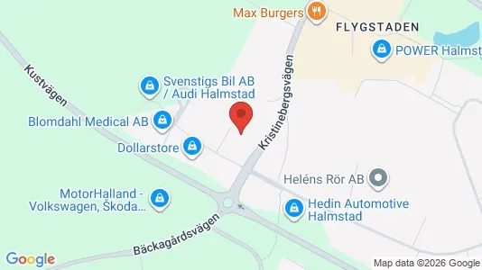 Kontorslokaler att hyra i Halmstad - Bild från Google Street View