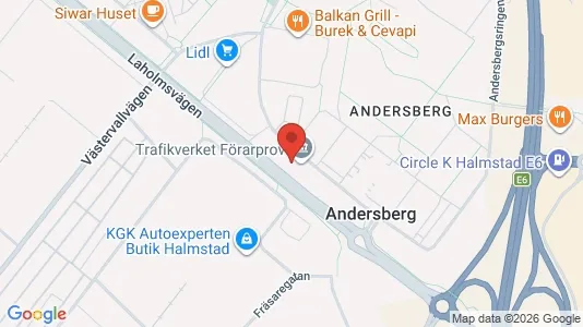Kontorslokaler att hyra i Halmstad - Bild från Google Street View