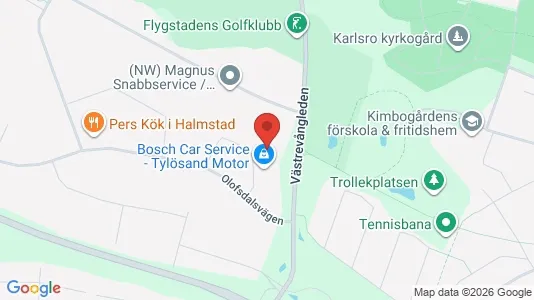 Kontorslokaler att hyra i Halmstad - Bild från Google Street View
