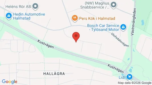 Kontorslokaler att hyra i Halmstad - Bild från Google Street View