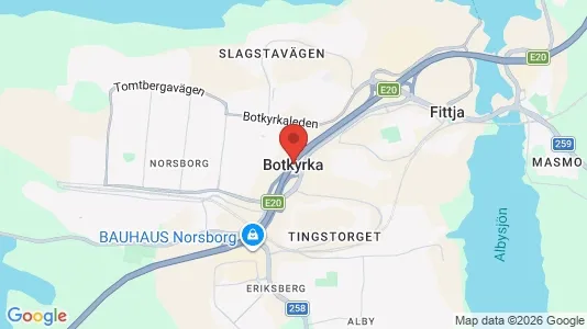 Kontorslokaler att hyra i Botkyrka - Bild från Google Street View