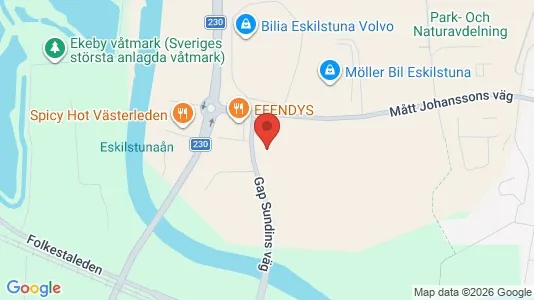 Industrilokaler att hyra i Eskilstuna - Bild från Google Street View