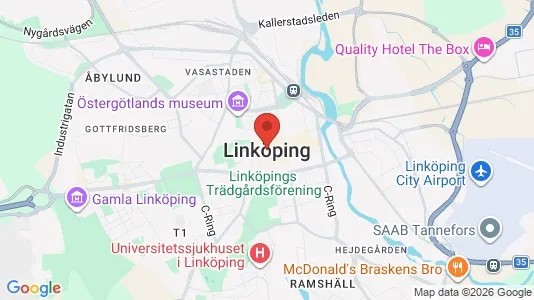 Lagerlokaler att hyra i Linköping - Bild från Google Street View
