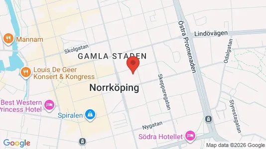 Affärslokaler att hyra i Norrköping - Bild från Google Street View
