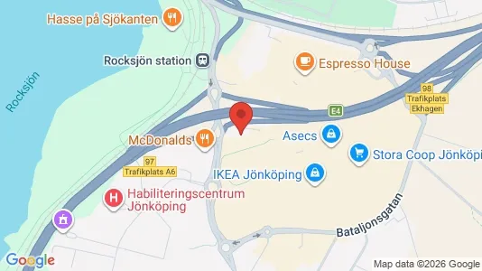 Kontorslokaler att hyra i Jönköping - Bild från Google Street View