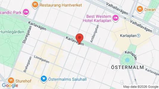 Kontorslokaler att hyra i Östermalm - Bild från Google Street View