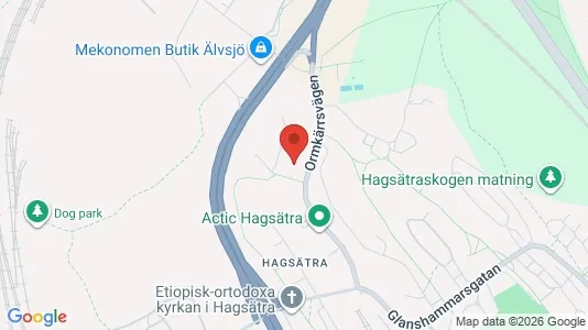Affärslokaler att hyra i Söderort - kort over placeringen