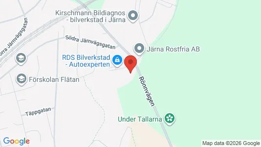 Kontorslokaler att hyra i Södertälje - kort over placeringen