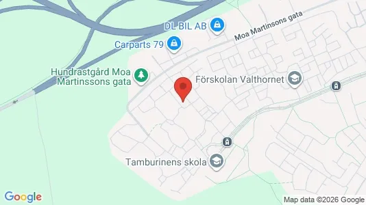 Affärslokaler att hyra i Norrköping - kort over placeringen