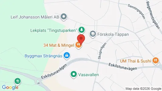 Industrilokaler att hyra i Strängnäs - kort over placeringen