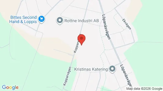 Affärslokaler till försäljning i Växjö - kort over placeringen