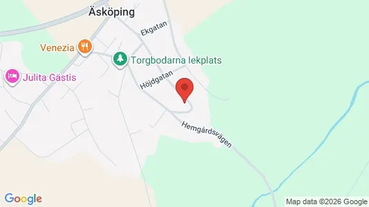 Affärslokaler till försäljning i Katrineholm - kort over placeringen