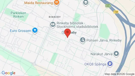 Kontorslokaler att hyra i Västerort - kort over placeringen