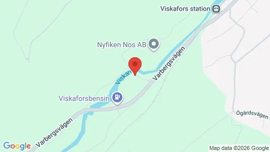 Lagerlokaler att hyra i Borås - kort over placeringen