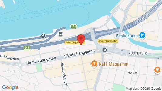 Kontorslokaler att hyra i Göteborg Centrum - kort over placeringen