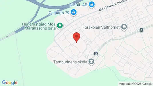 Affärslokaler att hyra i Norrköping - kort over placeringen
