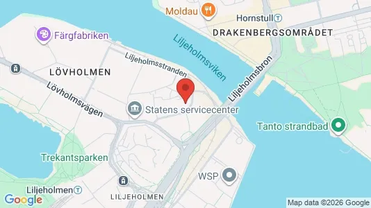 Kontorslokaler att hyra i Södermalm - kort over placeringen
