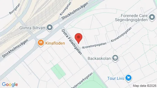 Affärslokaler att hyra i Kirseberg - kort over placeringen