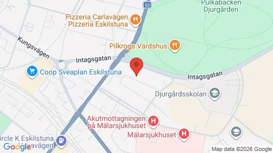 Affärslokaler till försäljning i Eskilstuna - kort over placeringen