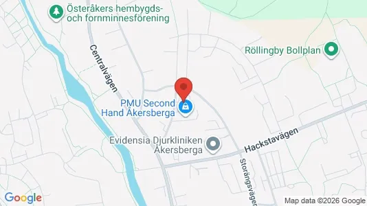Kontorslokaler att hyra i Österåker - kort over placeringen