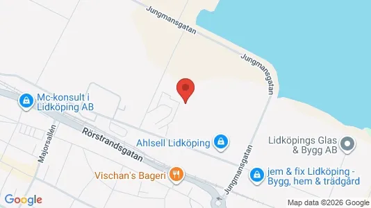 Affärslokaler till försäljning i Lidköping - kort over placeringen