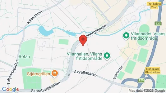 Affärslokaler till försäljning i Skara - kort over placeringen