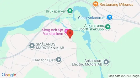 Affärslokaler att hyra i Västervik - kort over placeringen