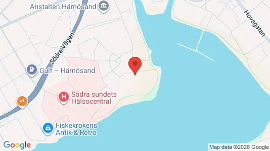 Kontorslokaler att hyra i Härnösand - kort over placeringen