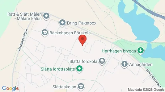 Affärslokaler att hyra i Falun - kort over placeringen