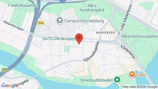 Kontorslokaler att hyra i Kungsholmen - kort over placeringen