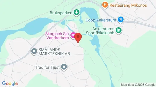 Bostadsfastigheter till försäljning i Västervik - kort over placeringen