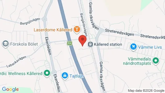 Kontorslokaler att hyra i Mölndal - kort over placeringen