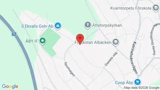 Affärslokaler att hyra i Norrköping - kort over placeringen