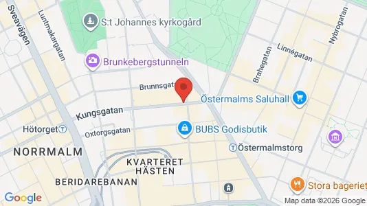 Kontorslokaler att hyra i Stockholm Innerstad - kort over placeringen