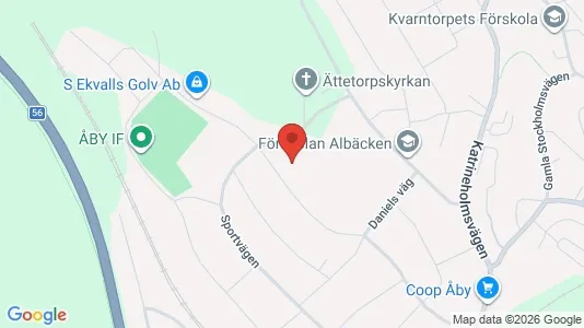 Affärslokaler att hyra i Norrköping - kort over placeringen