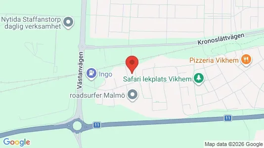 Lagerlokaler att hyra i Staffanstorp - kort over placeringen
