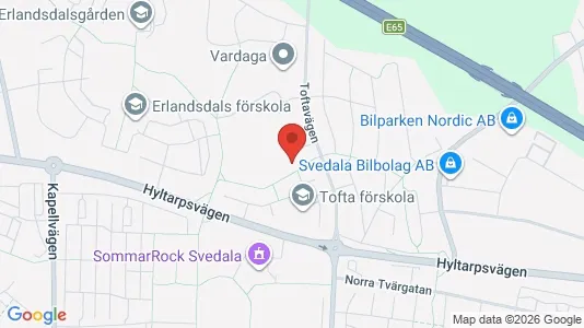 Kontorslokaler att hyra i Svedala - kort over placeringen