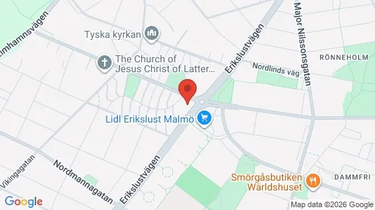 Kontorslokaler att hyra i Malmö Centrum - kort over placeringen