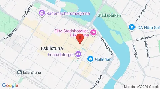 Kontorslokaler att hyra i Eskilstuna - kort over placeringen